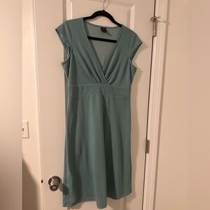REI Turquoise V-neck Dress